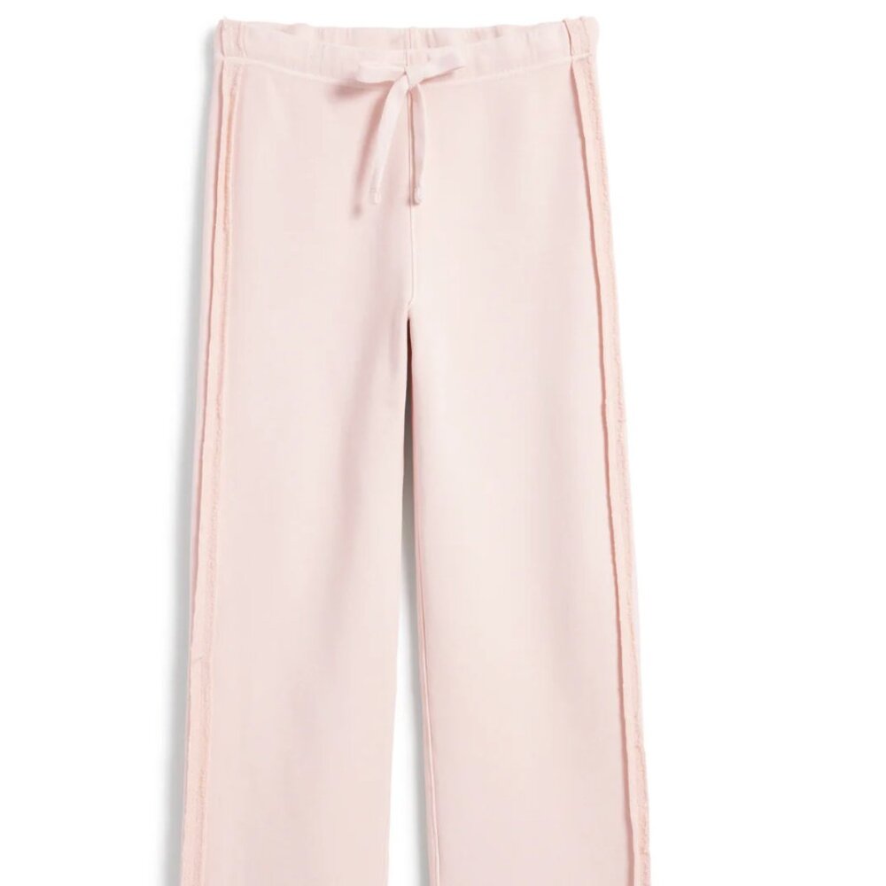 Frank & Eileen Bella NWOT Cotton Sweatpant Triple Fleece light pink large